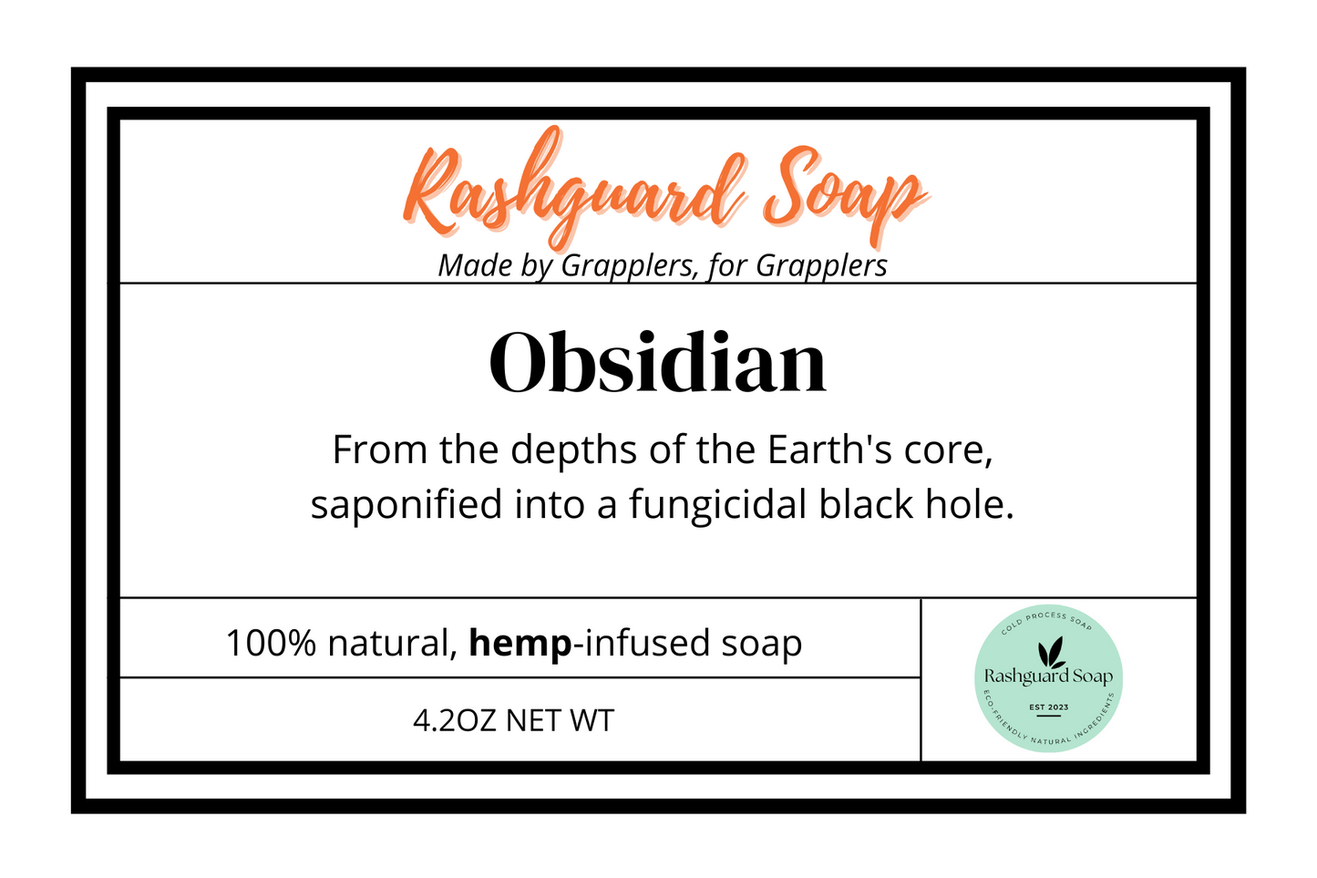 Obsidian – Deep Cleansing, Antimicrobial Soap for Martial Artists