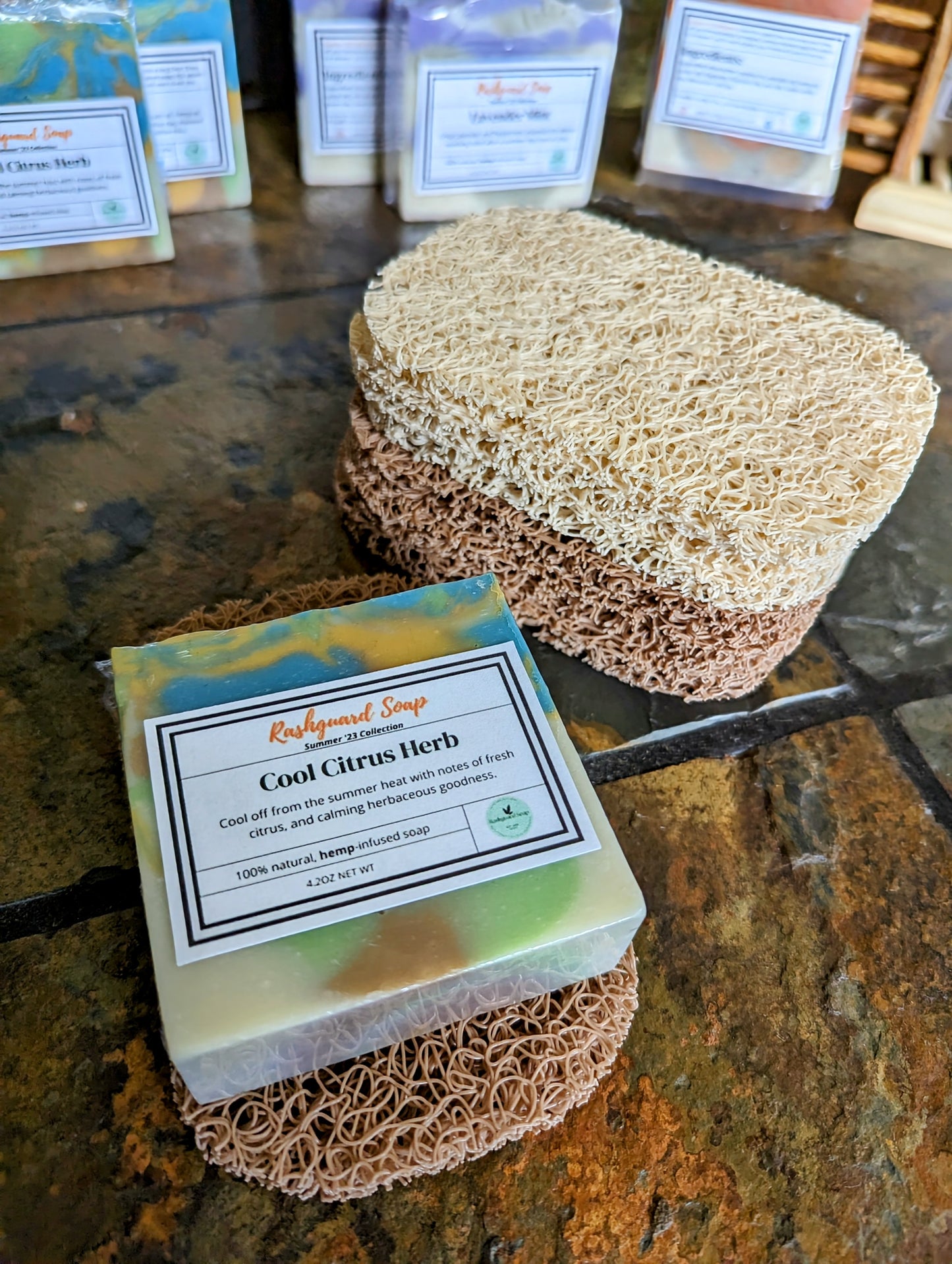 Self Draining Soap Pad