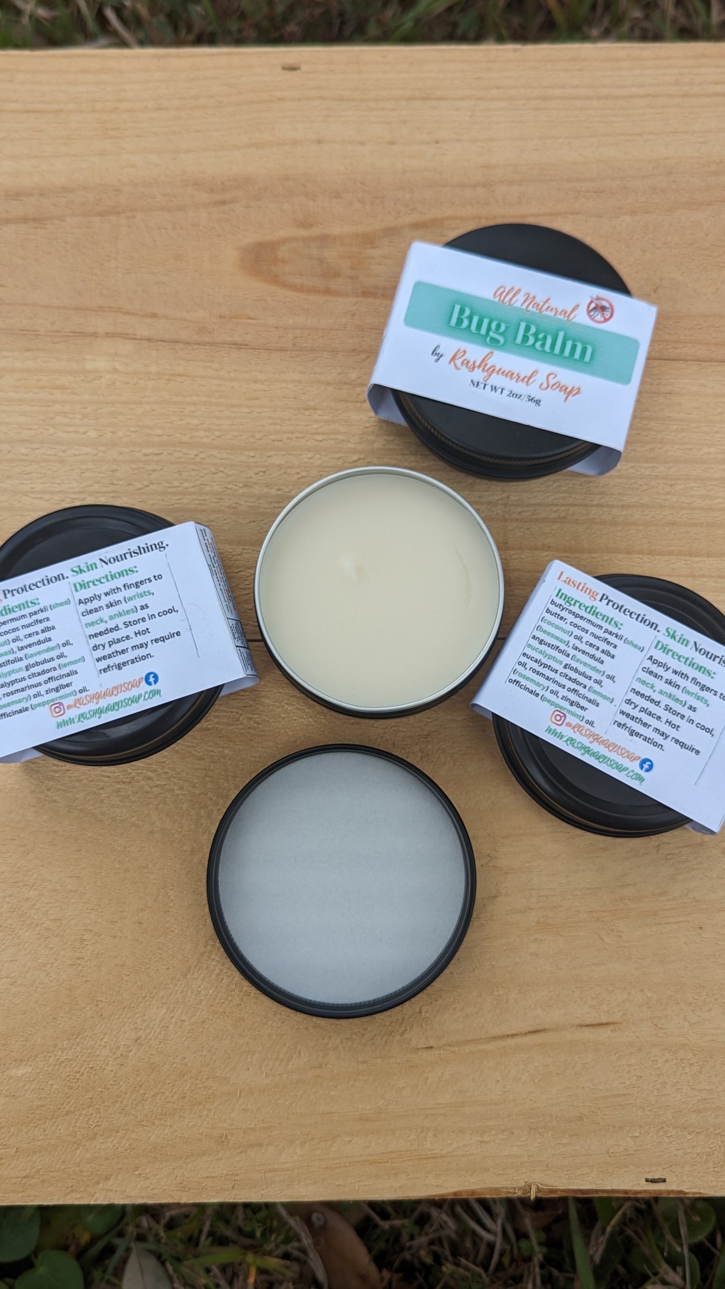 All Natural Bug Balm Bug Repellant No Deet