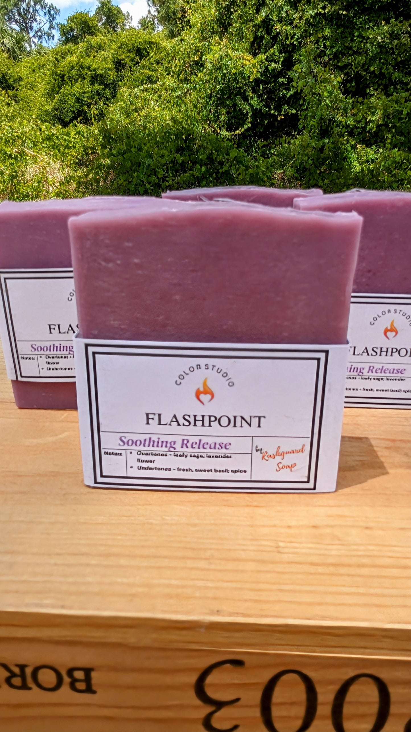 Soothing Release Sugar Hemp Infused Handmade Soap