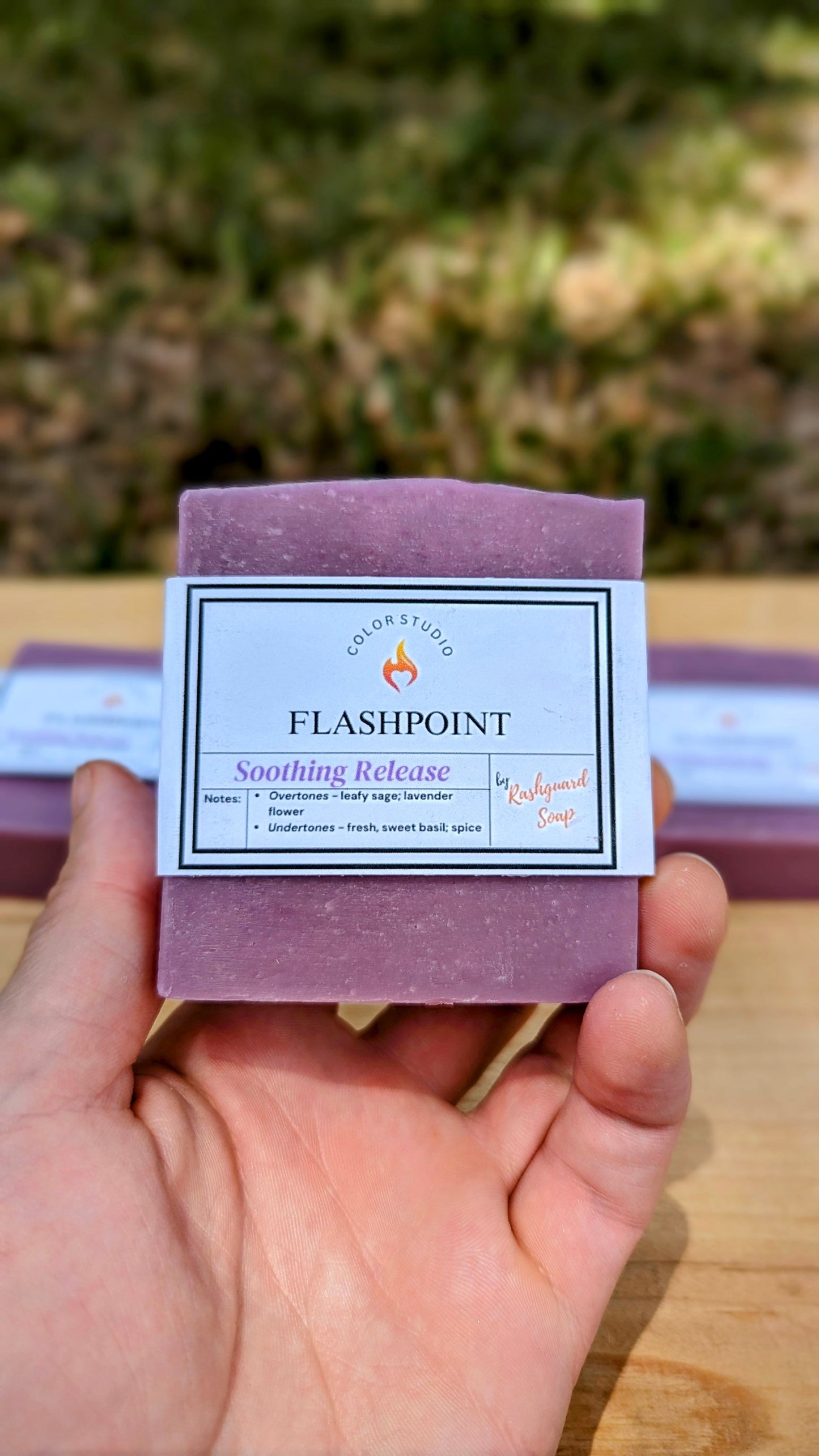 Soothing Release Sugar Hemp Infused Handmade Soap