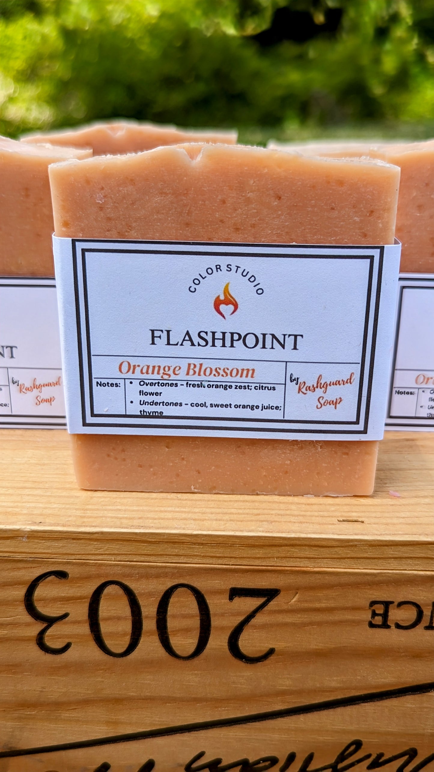 Orange Blossom Sugar Hemp Infused Handmade Soap