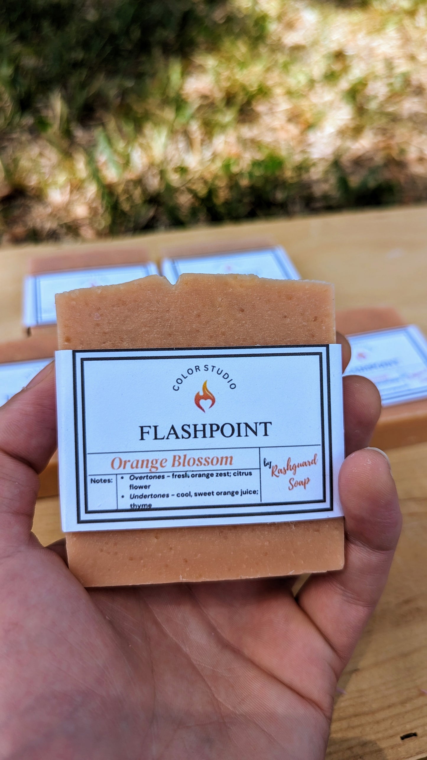 Orange Blossom Sugar Hemp Infused Handmade Soap