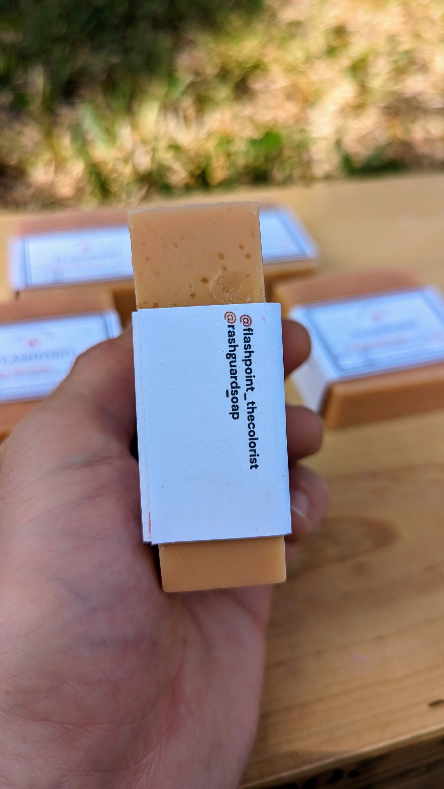 Orange Blossom Sugar Hemp Infused Handmade Soap