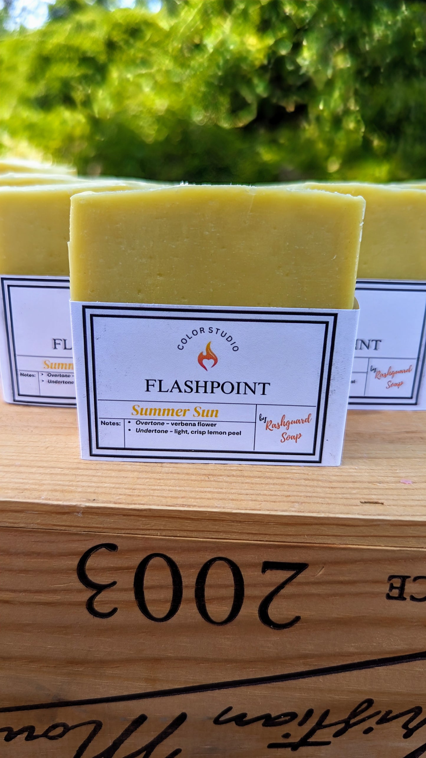 Summer Sun Sugar Hemp Infused Handmade Soap