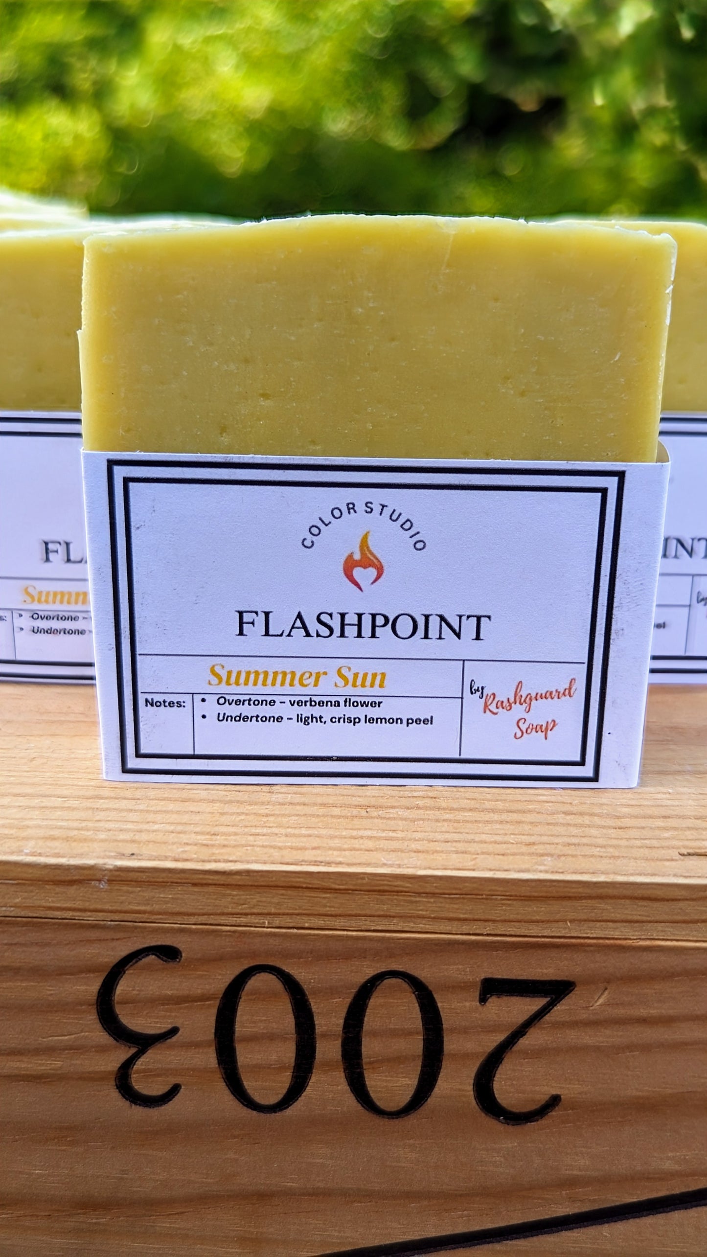 Summer Sun Sugar Hemp Infused Handmade Soap