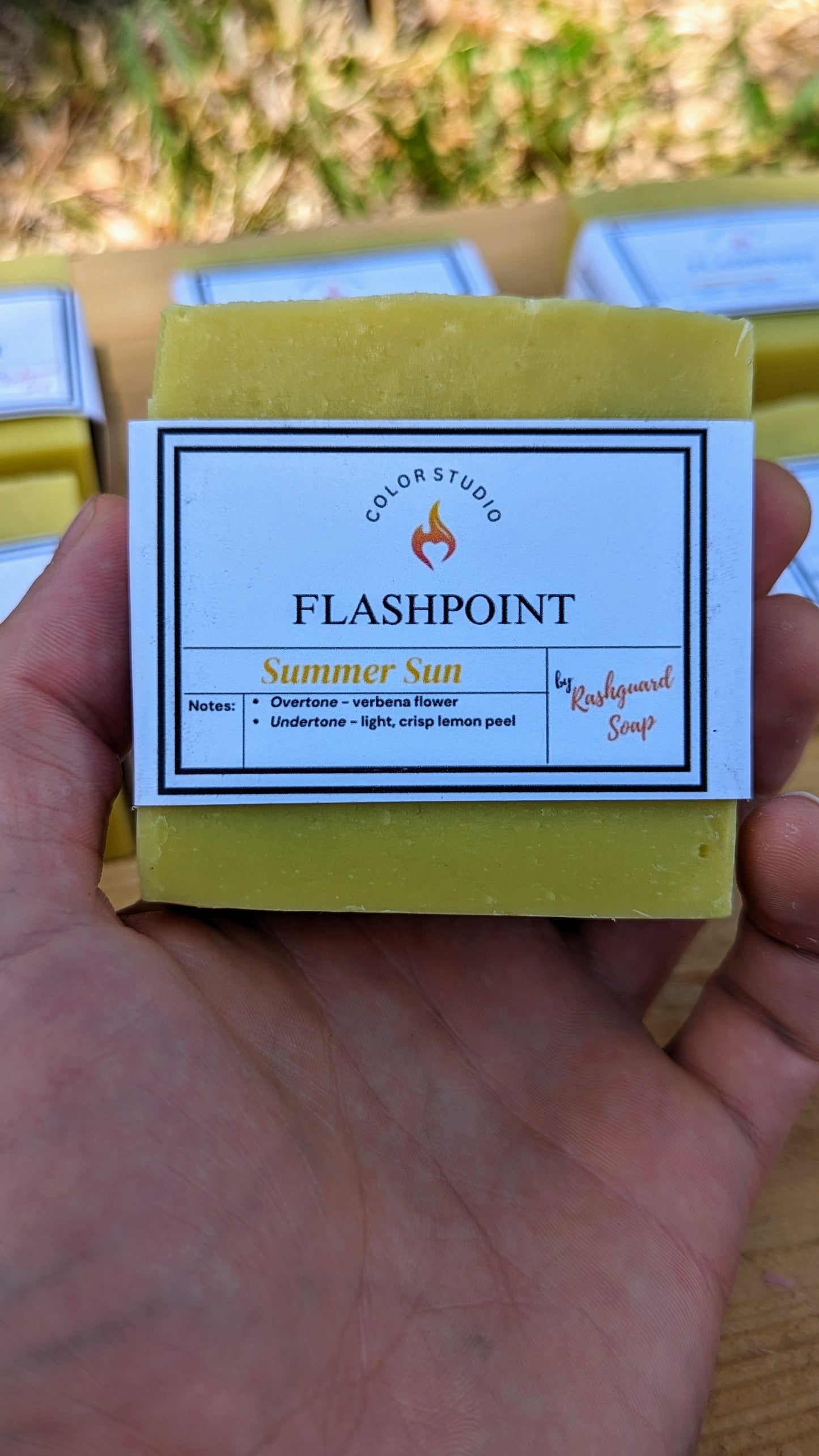 Summer Sun Sugar Hemp Infused Handmade Soap