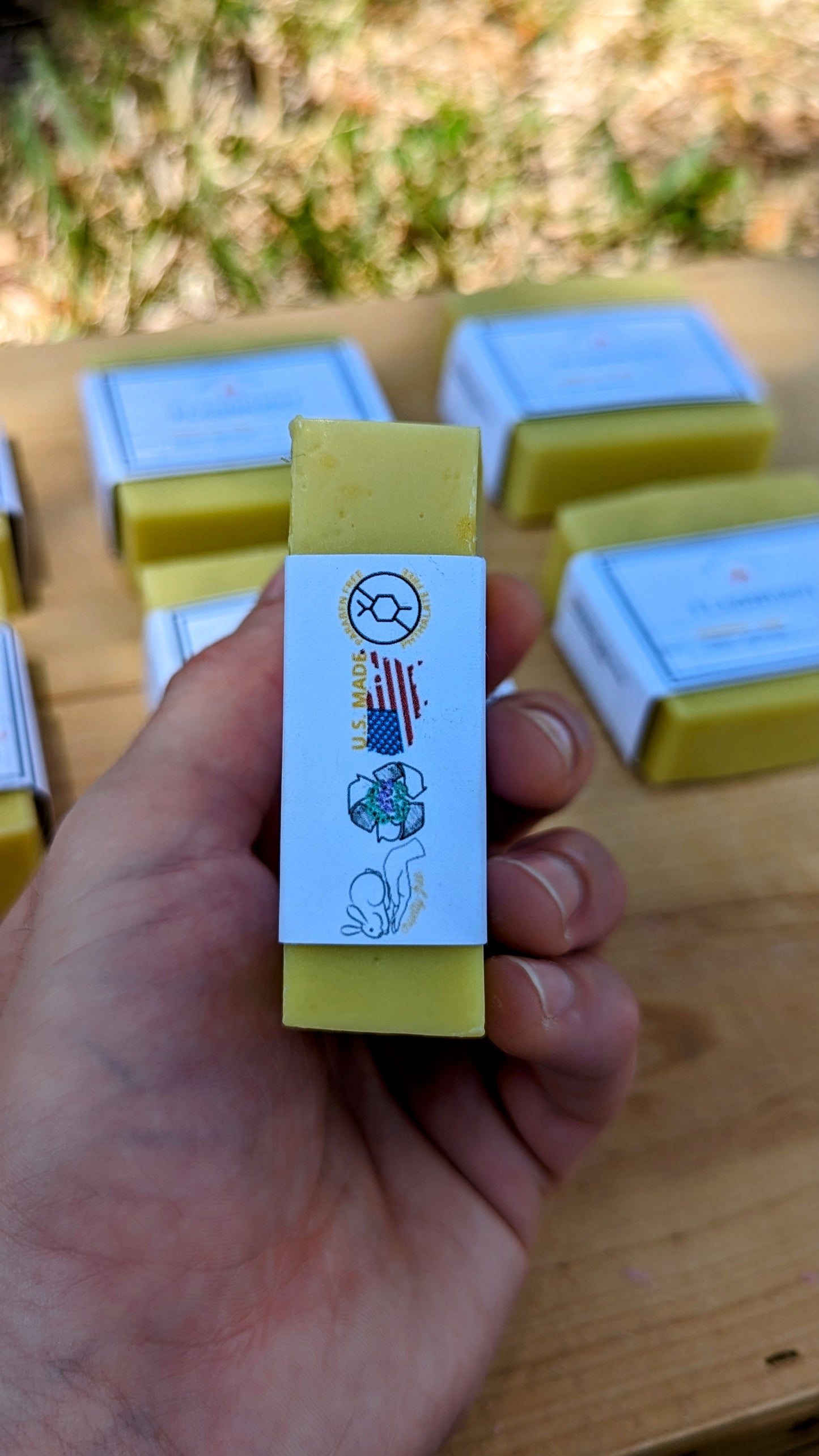 Summer Sun Sugar Hemp Infused Handmade Soap