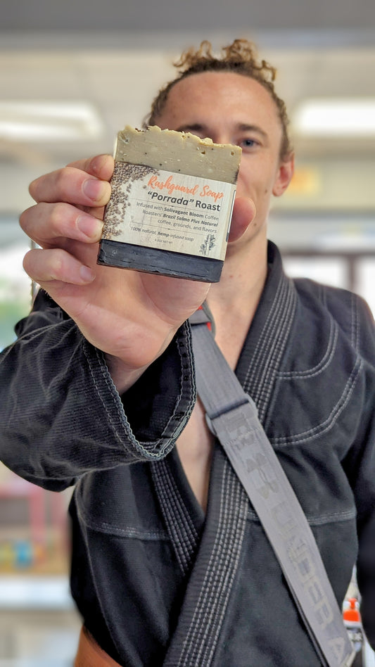 Porrada Roast Coffee Infused Soap + Brazil Salmo Plus Natural Coffee Combo Set