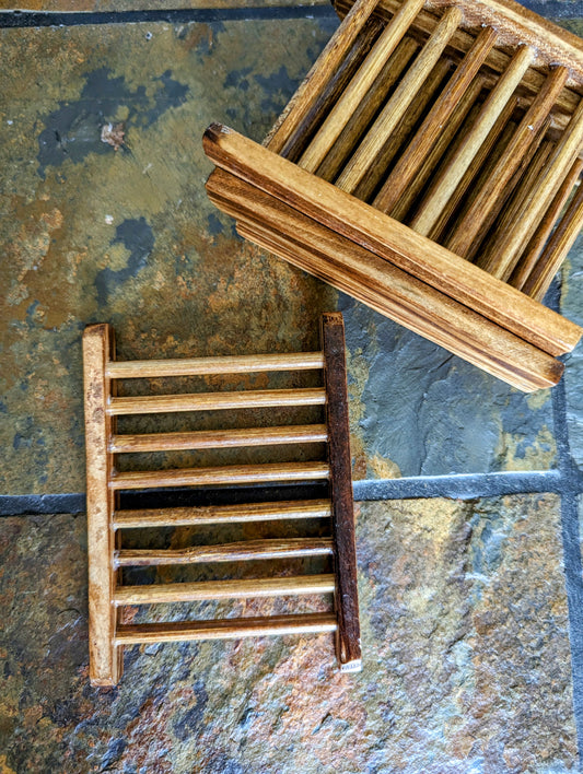 Wood Soap Saver Ladder Dish