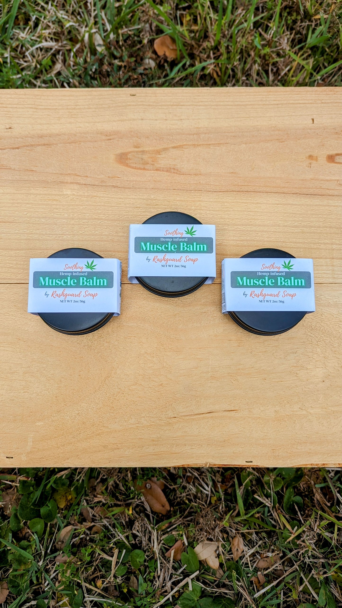 Soothing Muscle Balm All Natural Hemp Infused