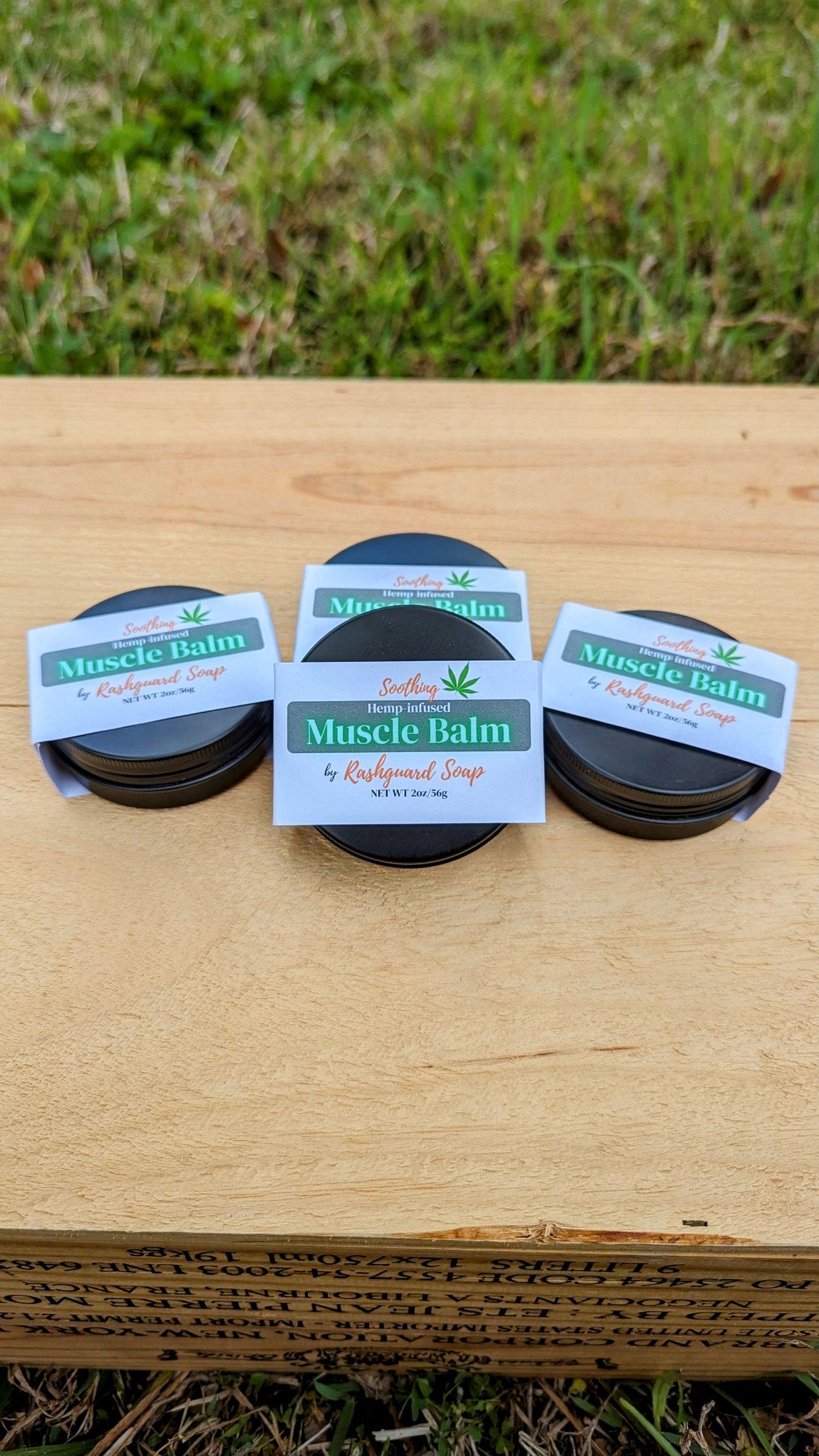 Soothing Muscle Balm All Natural Hemp Infused