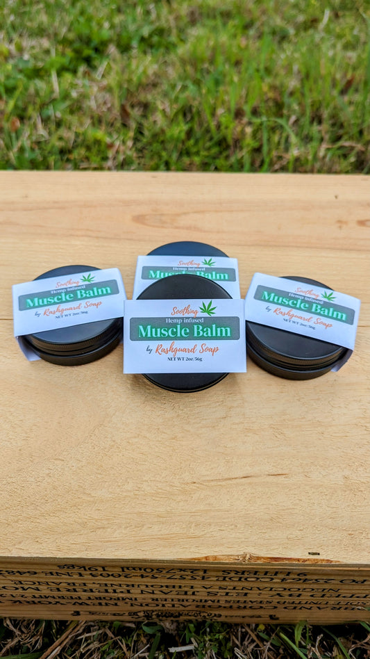 Soothing Muscle Balm All Natural Hemp Infused