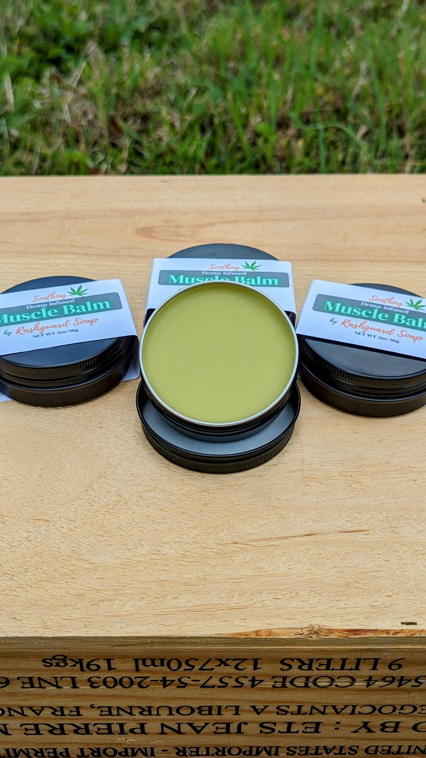 Soothing Muscle Balm All Natural Hemp Infused