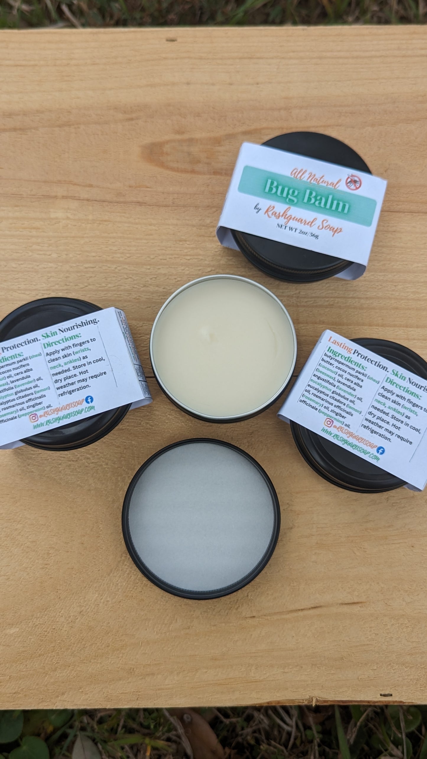 All Natural Bug Balm Bug Repellant No Deet