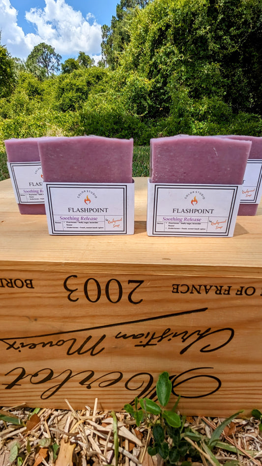 Soothing Release Sugar Hemp Infused Handmade Soap