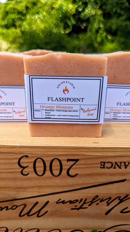 Orange Blossom Sugar Hemp Infused Handmade Soap